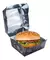 50 Caixa Box Embalagem Metalizada Preta Para Hamburguer