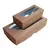50 Embalagem Sushi Metalizada Delivery C/visor