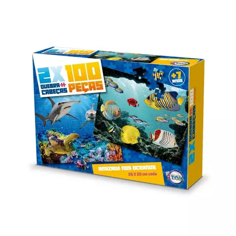 JOGO PUZZLE OCEANOS - TOIA