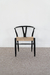 Silla Wishbone Negra