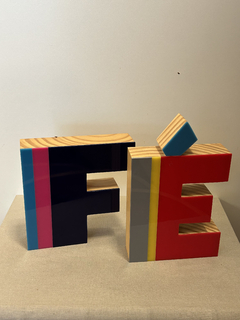 Peça decorativa FÉ