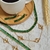 Conjunto choker riviera baguete