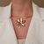 Choker de Aro com flor