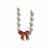 Mix Conjunto com pulseira Laço Resinado com Pérola - MAB FOLHEADOS - semijoia folheada a ouro 