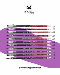 LÁPIS DE OLHOS E CONTORNO LABIAL 2 EM 1 - PINK 21