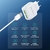 Imagem do H'maston Y29-4 Carregador 2 USB Saída 5V2A Entrada 100-240V,