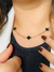 Choker Trevo Elos Ovais - Folheada Ouro 18k na internet