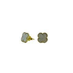 Brinco Fixo - Folheado Ouro 18k - Maluz Semijoias
