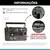 Rádio Portátil Fm/Am Bluetooth Usb Bivolt E Pilha - Caixa De Som 110V/220v Vin