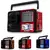 Rádio Portátil Fm/Am Bluetooth Usb Bivolt E Pilha - Caixa De Som 110V/220v Vin