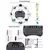 Mini Teclado USB Wireless Mini Teclado Sem Fio Com TouchPad - Entrega Rápida Ve