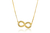 Pulseira Regulável com Símbolo do Infinito Folheado em Ouro 18k (PL0004) na internet