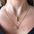 Colar Nossa Senhora Aparecida Folheado em Ouro 18k (CL0047)
