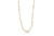 Colar de Corrente com Elos em Coração Folheado em Ouro 18k (CL0029) - comprar online