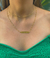 Colar com Corrente e Pingente Gratidão Folheado Ouro 18k (CL0025)