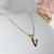 Imagem do Colar de Letras Folheado em Ouro 18 (CL0061)