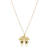 Colar de Casal de Filhos Folheado em Ouro 18K Gênero:Menina (CL0064-4) - comprar online