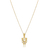 Colar de Casal de Filhos Folheado em Ouro 18K Gênero:Menina (CL0064-4)