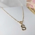 Colar de Letras Folheado em Ouro 18 (CL0061) - loja online