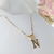 Colar de Letras Folheado em Ouro 18 (CL0061) - loja online