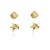 Duo Marinho Banhado em Ouro 18k (DU0009)