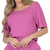 Conjunto Short Alfaiataria 36004fucsia Blusa Plus Size Luxo Fucsia 36004 Tamanho