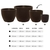 Vaso Europa Redondo 33 (18L) Cor Cimento JAPI (C3904A)