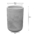 Vaso Match 36 com Prato (36L) Cor Cimento Queimado JAPI (C3914A) - comprar online