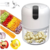 Mini Processador Triturador Alimentos Alho Cebola Elétrico Potente Usb Recarreg