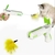 BRINQUEDO INTERATIVO PARA GATO 2 EM 1 PISTOLA BOLINHA E PENA DIVERTIDA 2 EM 1 EX - Trazlogo