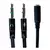 Kit 2 Cabo Adaptador Headphone P3 Para Headset (2 P2 Audio E Mic)