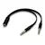 Kit 2 Cabo Adaptador Headphone P3 Para Headset (2 P2 Audio E Mic) na internet