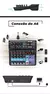 TEYUN-6Channel Power Karaokê Amplificador Estéreo, Mixer De Áudio, Interface