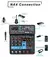 TEYUN-Mini Console Mixer de Som de 4 Canais, Mini Placa De Som Profissional, Gra
