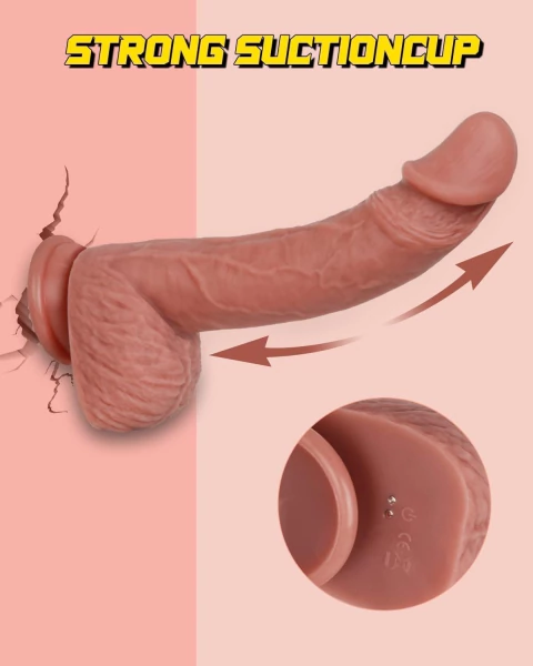DILDO MATE REALISTA MECANICO (MOTOR Y EMPUJE)