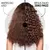 A side-by-side comparison of hair before and after using the Perfect Night Pearl Kit, showing frizzy hair on the left and smooth, defined curls on the right.