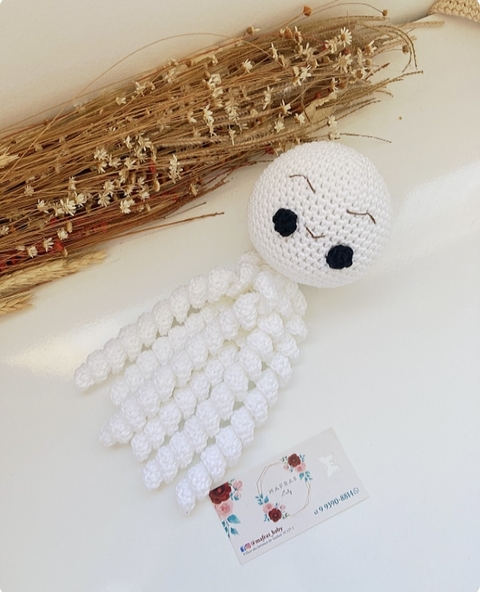 Polvo naninha branco unissex