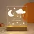 Luminária Personalizada com Nome Bebê | Novidade LED USB para Quarto Infantil - Chic Ninar Outlet
