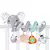 Espiral de Pelúcia para Bebê – Brinquedos Coloridos e Macios com chocalhos. - comprar online