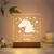 Imagem do Luminária Personalizada com Nome Bebê | Novidade LED USB para Quarto Infantil