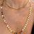 Choker Dourado Concha