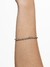 Pulseira Cordão Baiano Ródio Branco M - comprar online