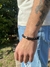 PULSERA PIEDRAS NATURALES, DIJE EN CRUZ