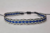 Pulsera en Telar Egipcio con Balines de plata en los bordes hecha a mano - comprar online
