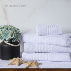 TOALHA DE BANHO 1 PEÇA LUXOR 90% Algodão e 10% Poliéster - Cor:Branco TAMANHO 1,40 m x 72 cm - comprar online