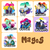 Adesivos: Magos LGBT