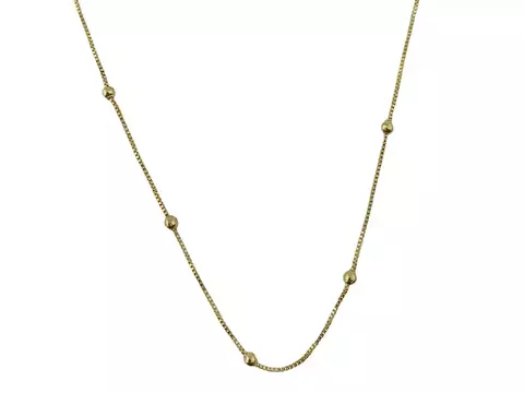 COLAR CORRENTE VENEZIANA BOLINHAS