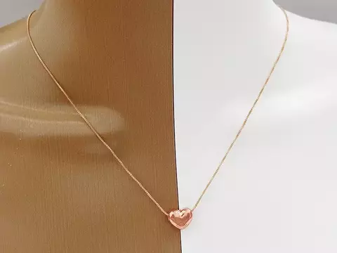 COLAR CORAÇÃO LISO