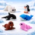 Animais do Gelo Articulados – Kit Completo com 6 Modelos | Urso Polar, Pinguim, Orca, Baleia, Morsa e Foca