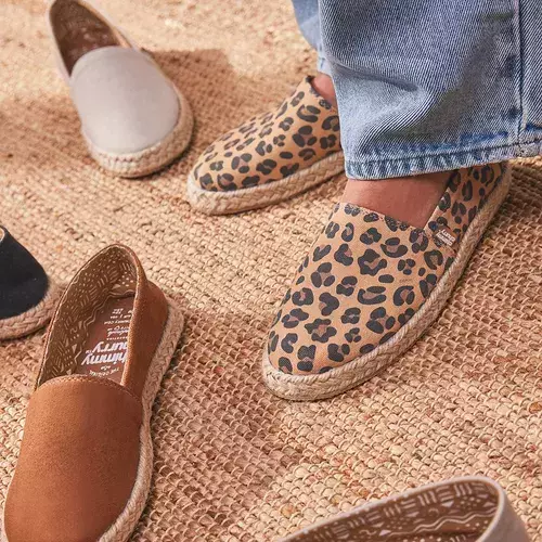 New Alpargata S/e Leopardo Camel